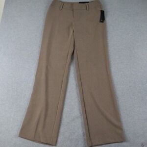 AB Studio Pants Womens 6 Milan Slight Flare Dress Slacks Business Suit Hazel NWT